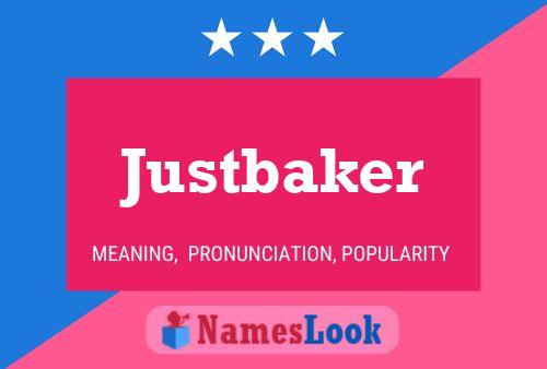 Justbaker Name Poster