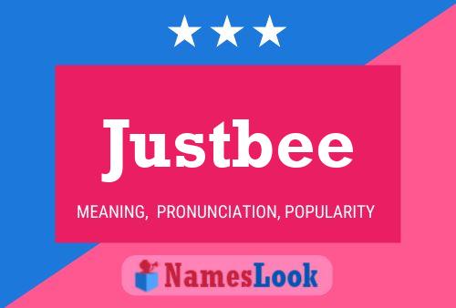 Justbee Name Poster