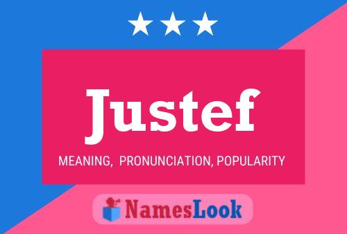 Justef Name Poster