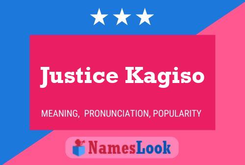 Justice Kagiso Name Poster