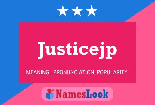 Justicejp Name Poster