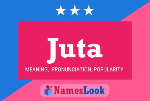 Juta Name Poster