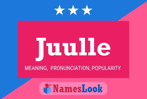 Juulle Name Poster