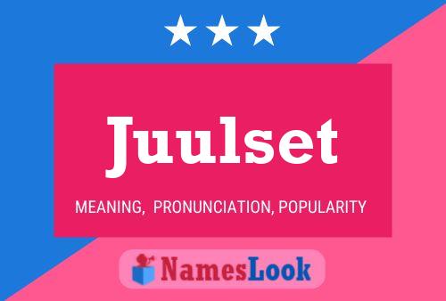 Juulset Name Poster