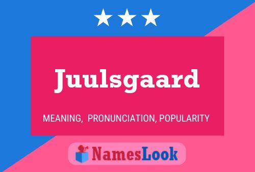 Juulsgaard Name Poster