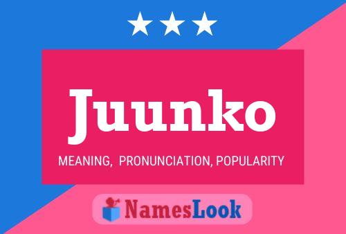 Juunko Name Poster