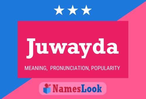 Juwayda Name Poster