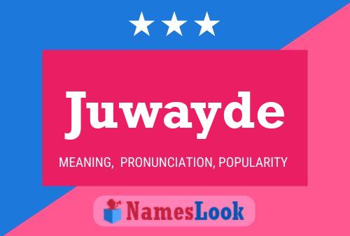 Juwayde Name Poster