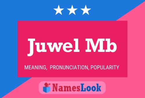 Juwel Mb Name Poster