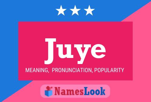 Juye Name Poster