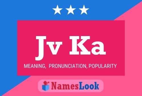 Jv Ka Name Poster