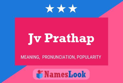 Jv Prathap Name Poster