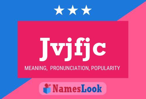 Jvjfjc Name Poster