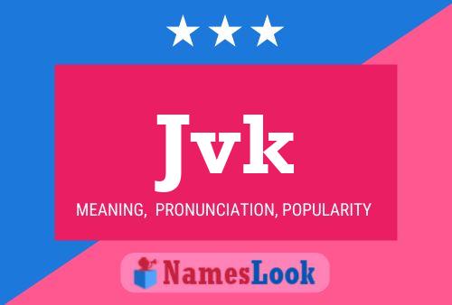 Jvk Name Poster