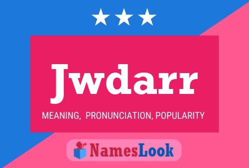 Jwdarr Name Poster