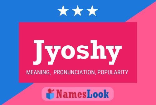 Jyoshy Name Poster