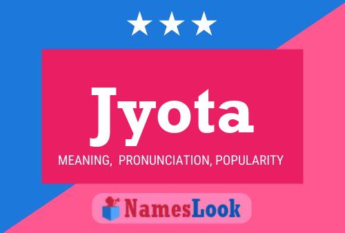 Jyota Name Poster