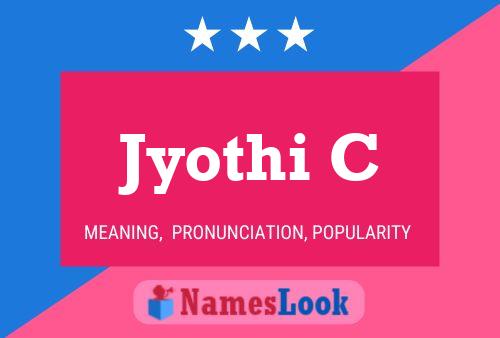 Jyothi C Name Poster