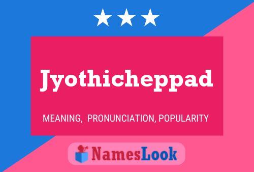 Jyothicheppad Name Poster