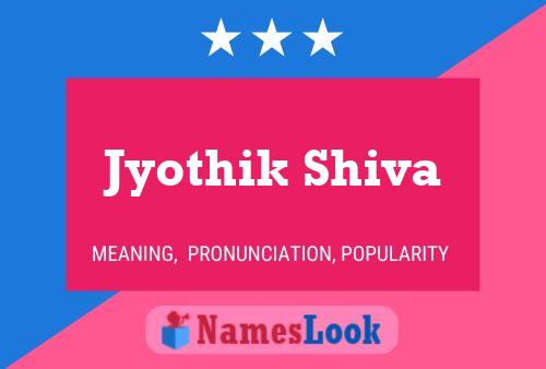 Jyothik Shiva Name Poster