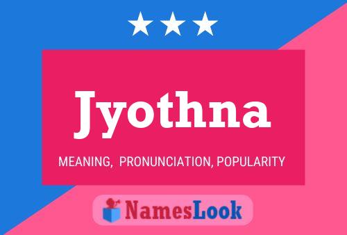 Jyothna Name Poster