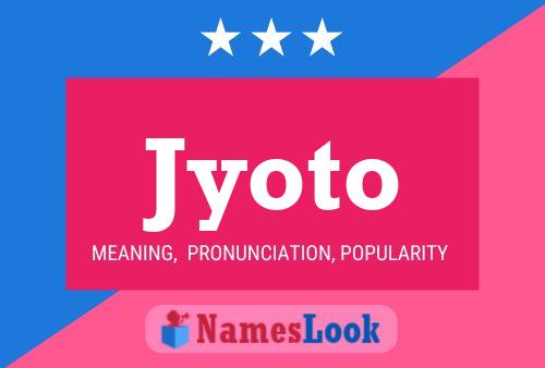 Jyoto Name Poster