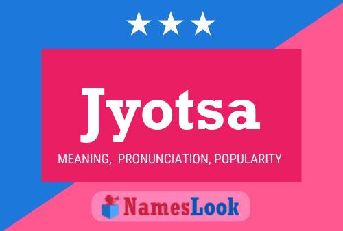 Jyotsa Name Poster