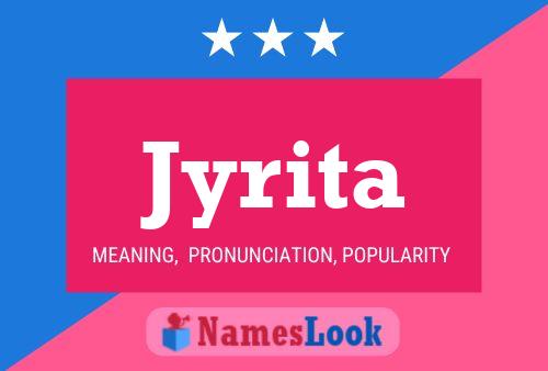 Jyrita Name Poster