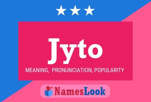 Jyto Name Poster