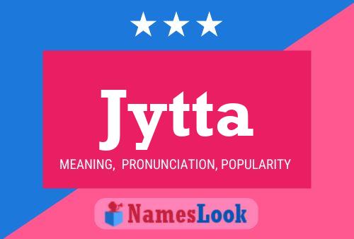 Jytta Name Poster