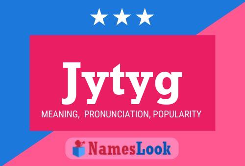 Jytyg Name Poster