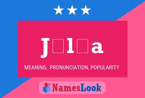 Júlía Name Poster