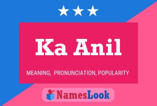 Ka Anil Name Poster