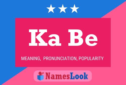 Ka Be Name Poster