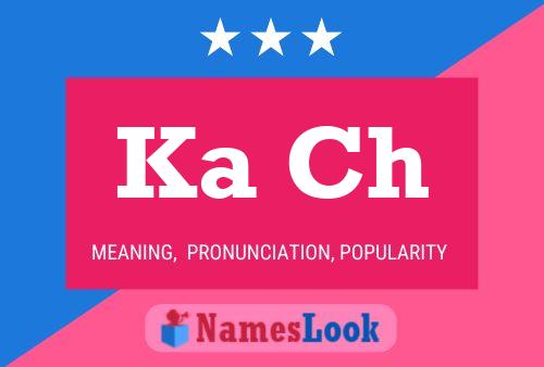 Ka Ch Name Poster