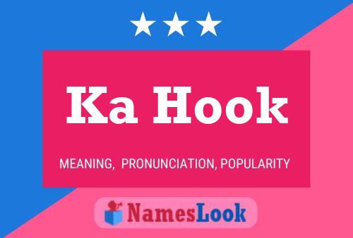 Ka Hook Name Poster