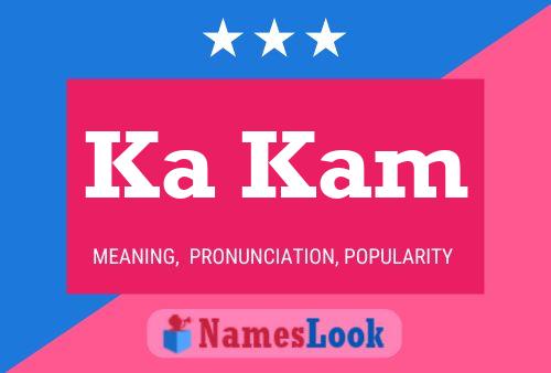 Ka Kam Name Poster