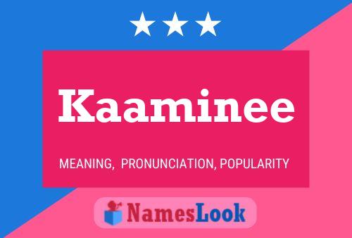 Kaaminee Name Poster