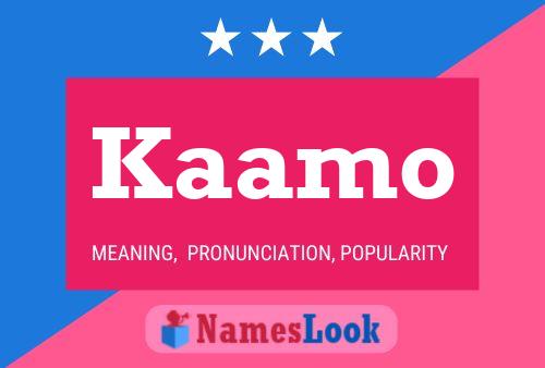 Kaamo Name Poster