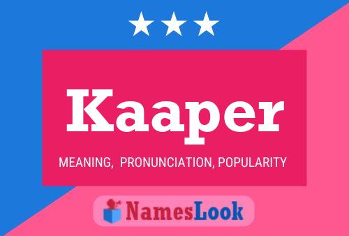 Kaaper Name Poster