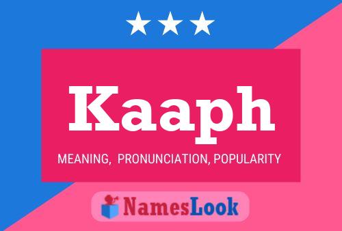 Kaaph Name Poster