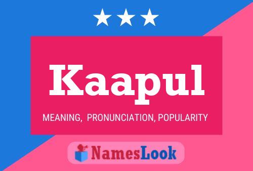 Kaapul Name Poster