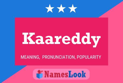 Kaareddy Name Poster