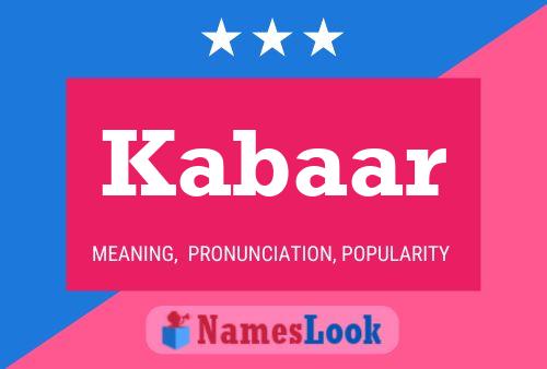 Kabaar Name Poster