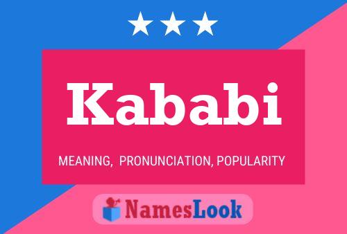 Kababi Name Poster