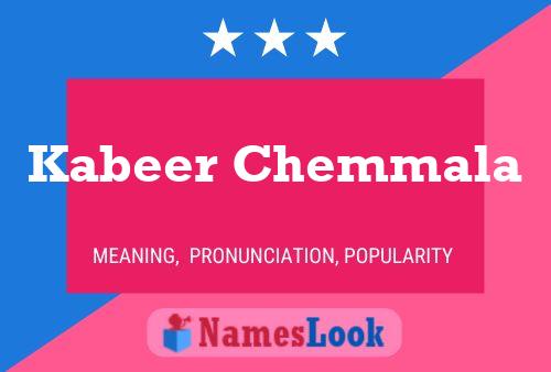 Kabeer Chemmala Name Poster