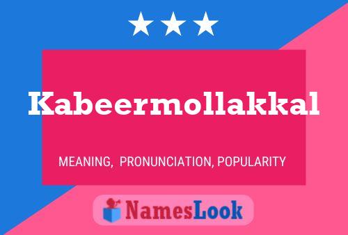 Kabeermollakkal Name Poster