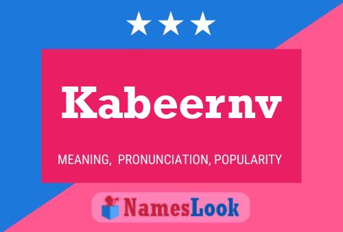 Kabeernv Name Poster