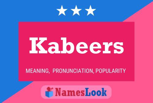 Kabeers Name Poster