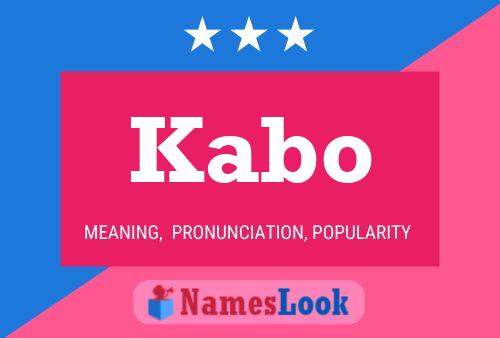 Kabo Name Poster